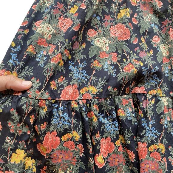 THE GREAT Floral Maxi Dress Size 2 Cotton - Picture 6 of 14